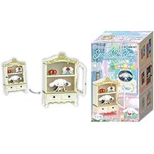 Hamee RE-Ment Hello Kitty and Friends Blind Box Diorama Miniature Figure Set for Birthday Gift, Party Favor, Collectible Figurine, Sanrio Fan (Cinnamoroll Secret Closet) 1 Pc. Mystery Set