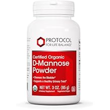 PROTOCOL FOR LIFE BALANCE D-Mannose Powder - 2g per Serving - Bladder Cleanse - Support Health Urinary Tract - for Men & Women - Kosher & Non-GMO - 3 oz